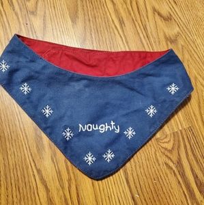 Christmas Naughty/Nice Dog Bandana